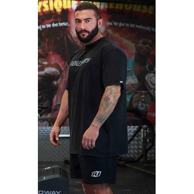 Industry Acid Wash Oversize T-Shirt - Afbeelding 3