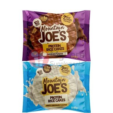 Mountain Joe's Protein Rice Cakes Twin Pack - Box of 12